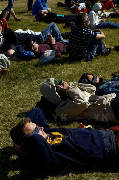Observation de l'éclipse annulaire