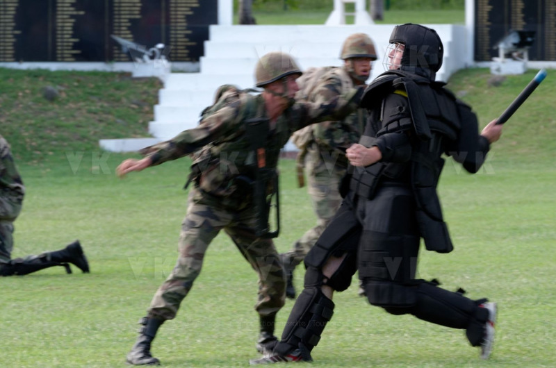 2e RPIMa Demonstration militaire parachutiste