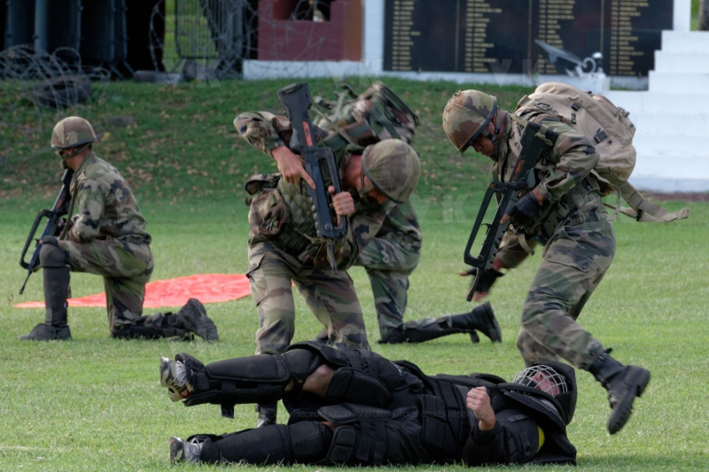 2e RPIMa Demonstration militaire parachutiste