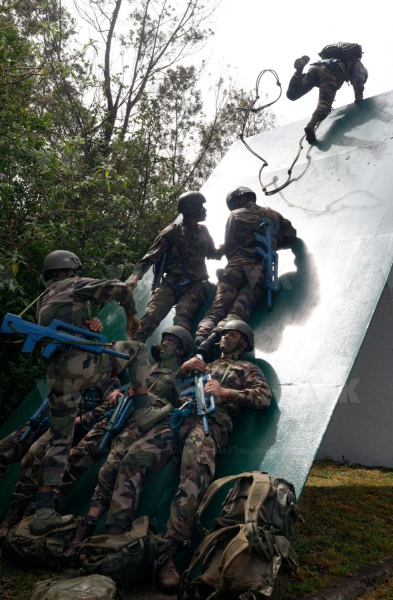 Aguerrissement des militaires parachutistes