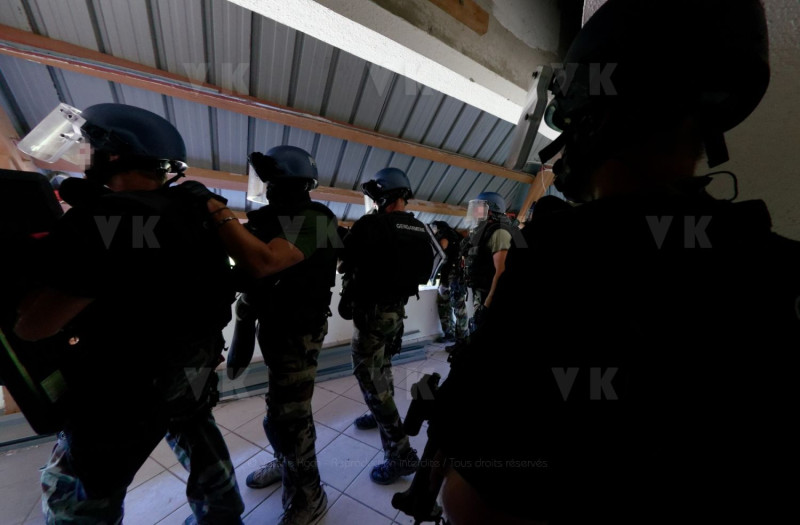 Exercice d'investigation avec le GPI de la Gendarmerie de la Reunion