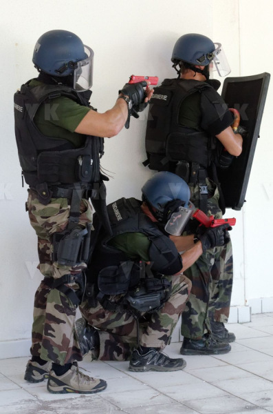 Exercice d'investigation avec le GPI de la Gendarmerie de la Reunion