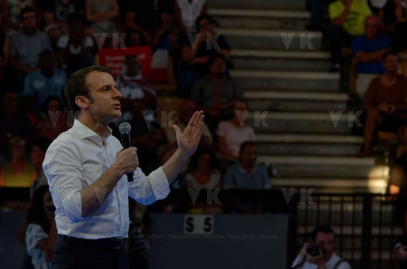 Emmanuel Macron a La Reunion