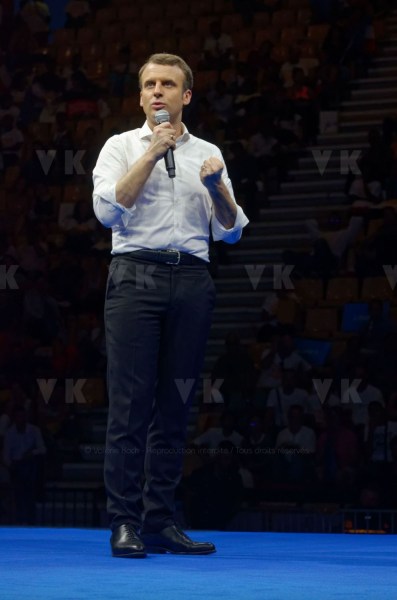 Emmanuel Macron a La Reunion