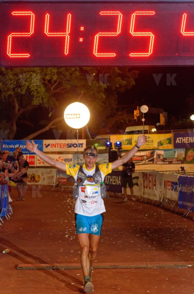 Antoine Guillon est arrive second pour la 25e edition du Grand Raid 2017. Antoine Guillon took second place for the 25th edition of the Grand Raid 2017.