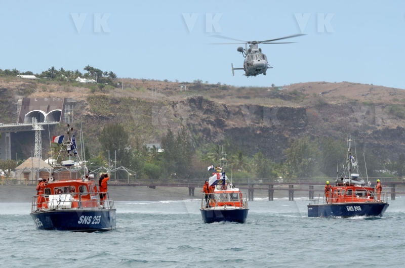 Demonstration SNSM pour les 10 ans de la station de Saint-Gilles-les-Bains