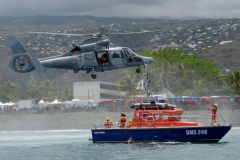 Demonstration SNSM pour les 10 ans de la station de Saint-Gilles-les-Bains