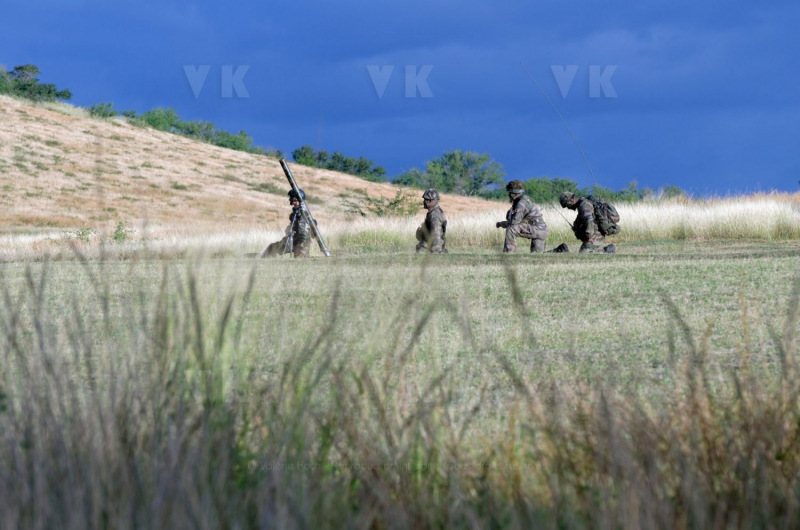 Exercice militaire parachutistes 2e RPIMa