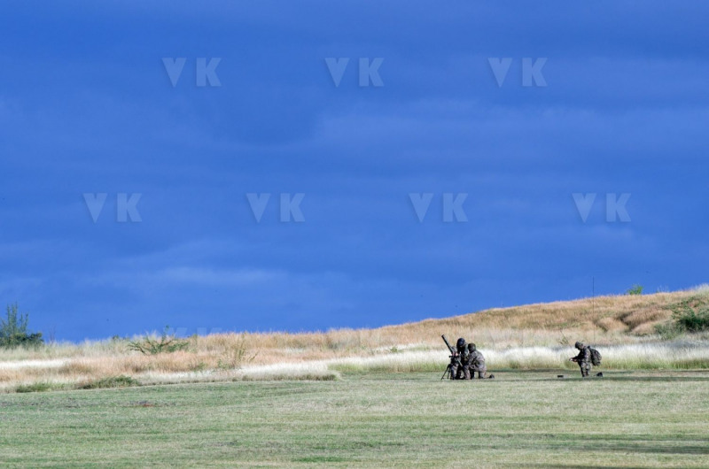 Exercice militaire parachutistes 2e RPIMa