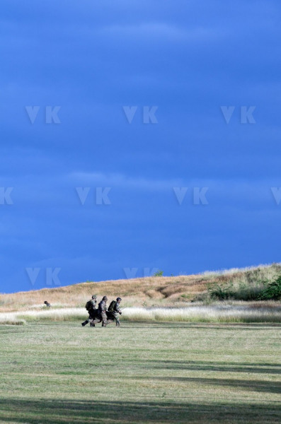 Exercice militaire parachutistes 2e RPIMa