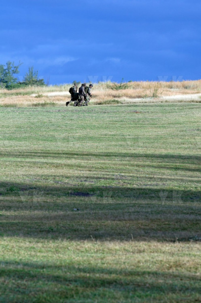 Exercice militaire parachutistes 2e RPIMa