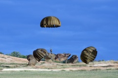 Exercice militaire parachutistes 2e RPIMa