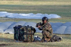 Exercice militaire parachutistes 2e RPIMa