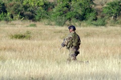 Exercice militaire parachutistes 2e RPIMa