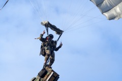 Exercice militaire parachutistes 2e RPIMa