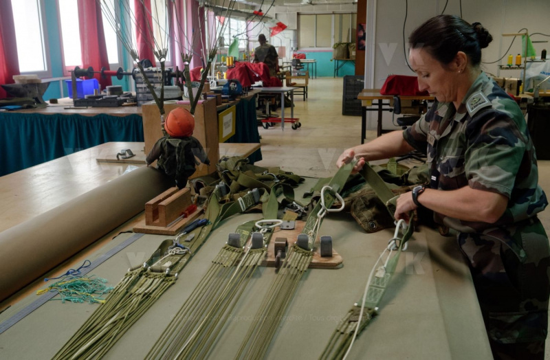 Militaires parachutistes