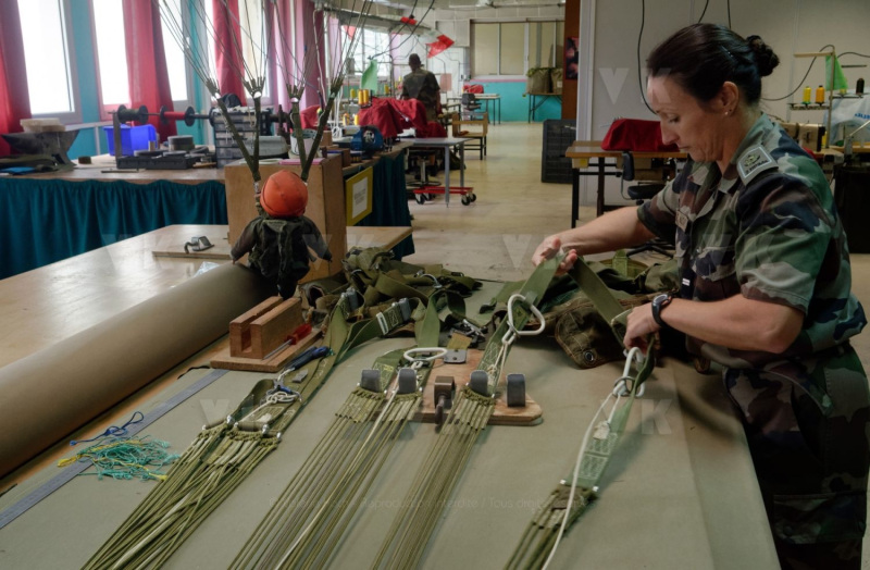 Militaires parachutistes