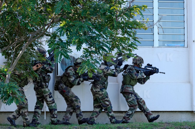 2e RPIMa Demonstration militaire parachutiste