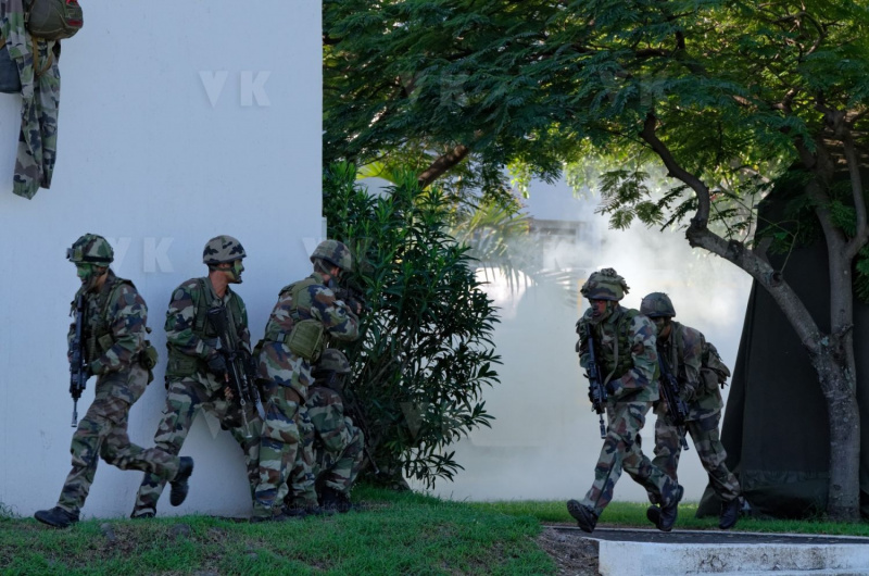 2e RPIMa Demonstration militaire parachutiste