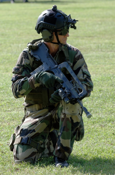 Demonstration militaires parachutistes 2e RPIMa
