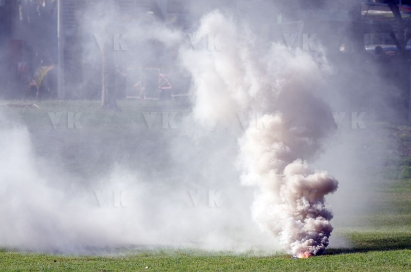 Demonstration militaires parachutistes 2e RPIMa