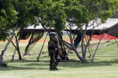 Demonstration militaires parachutistes 2e RPIMa