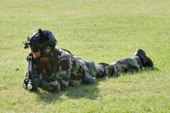 Demonstration militaires parachutistes 2e RPIMa