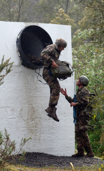 Aguerrissement des militaires parachutistes