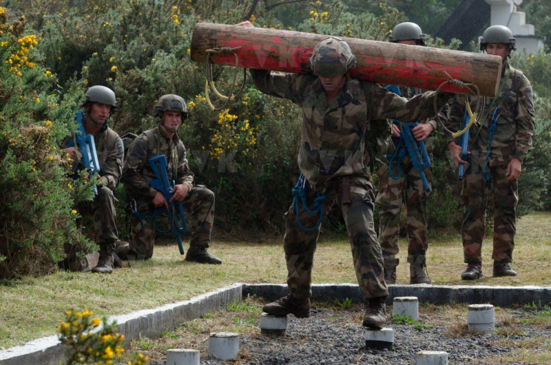 Aguerrissement des militaires parachutistes
