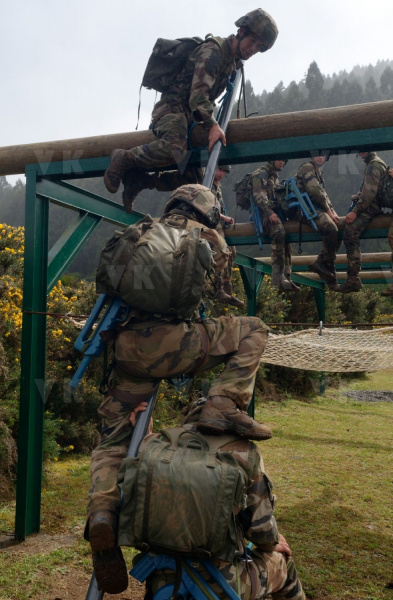 Aguerrissement des militaires parachutistes