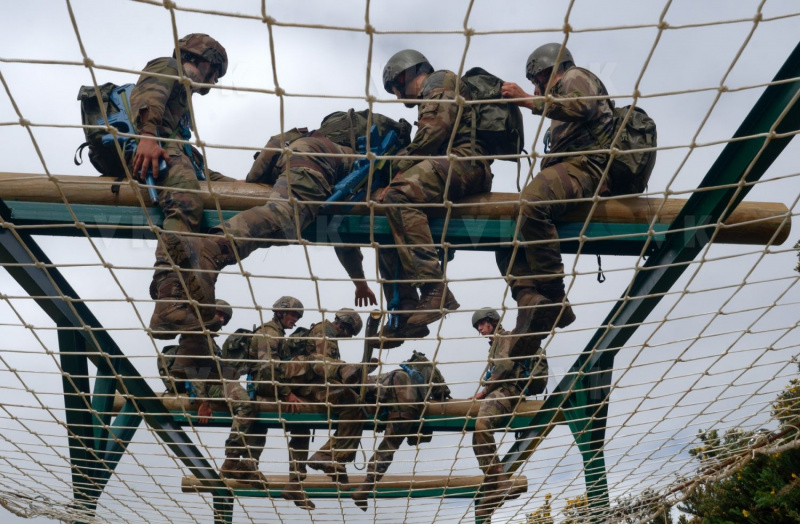 Aguerrissement des militaires parachutistes