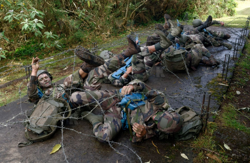 Aguerrissement des militaires parachutistes