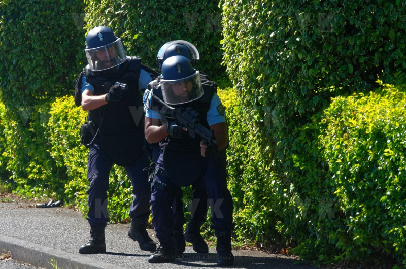 Antenne GIGN de La Reunion en exercice