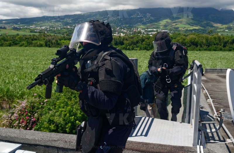 Antenne GIGN de La Reunion en exercice