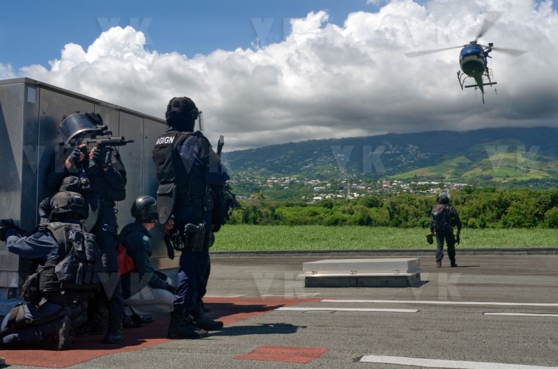 Antenne GIGN de La Reunion en exercice