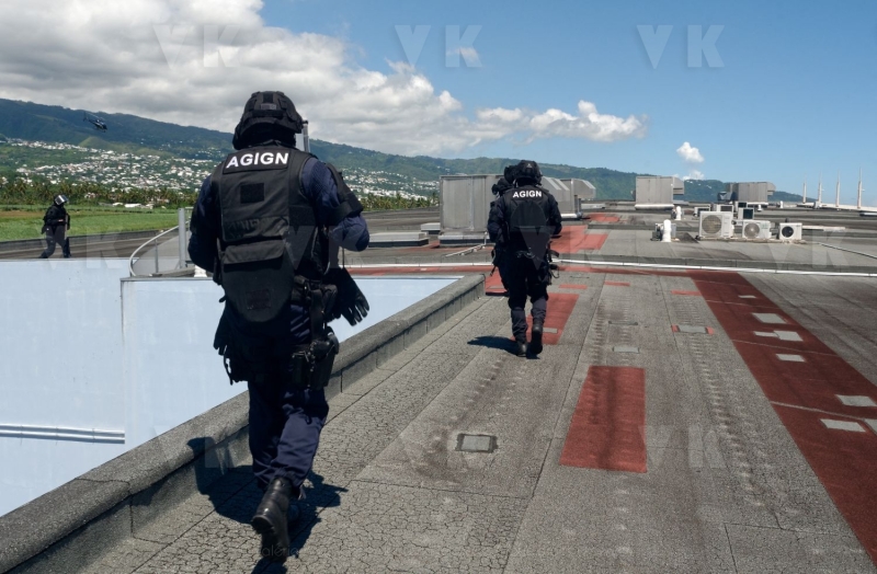 Antenne GIGN de La Reunion en exercice