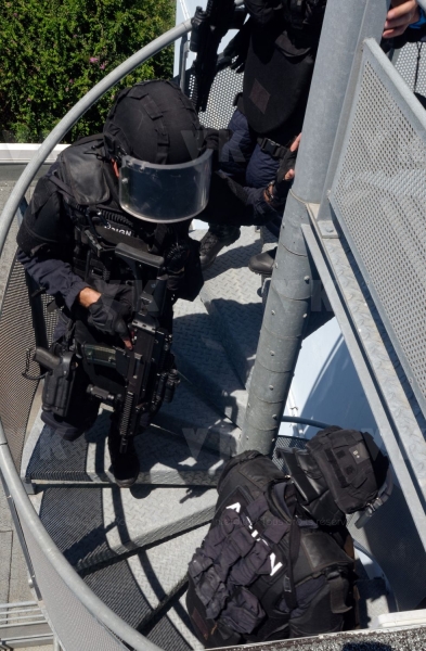 Antenne GIGN de La Reunion en exercice