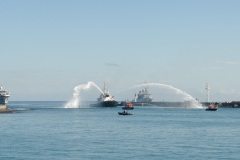 Arrivee du B2M Champlain a la Reunion