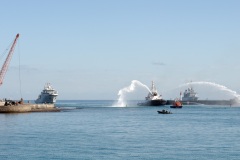 Arrivee du B2M Champlain a la Reunion