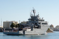 Arrivee du B2M Champlain a la Reunion