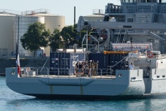 Arrivee du B2M Champlain a la Reunion