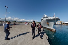 Arrivee du B2M Champlain a la Reunion