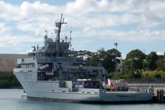 Arrivee du B2M Champlain a la Reunion