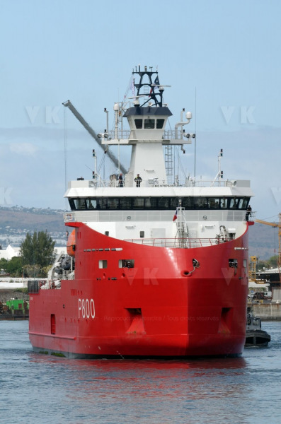 Arrivee du patrouilleur Astrolabe a La Reunion