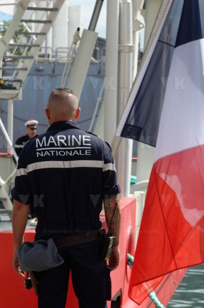 Arrivee du patrouilleur Astrolabe a La Reunion