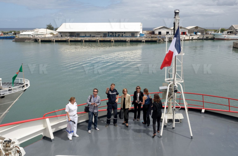 Arrivee du patrouilleur Astrolabe a La Reunion