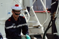 Arrivee du patrouilleur Astrolabe a La Reunion