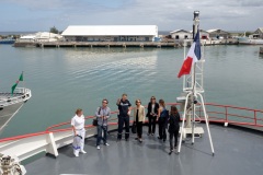 Arrivee du patrouilleur Astrolabe a La Reunion