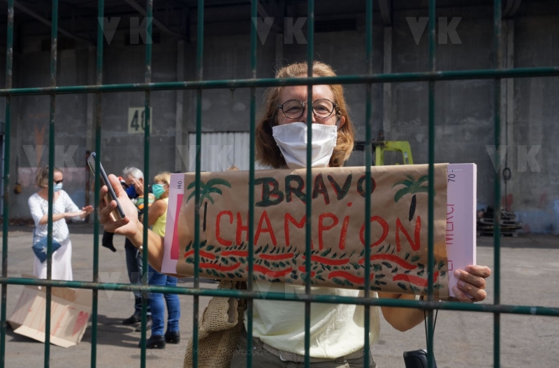 Arrivee Kevin Escoffier a La Reunion - Arrival Kevin Escoffier in La Reunion