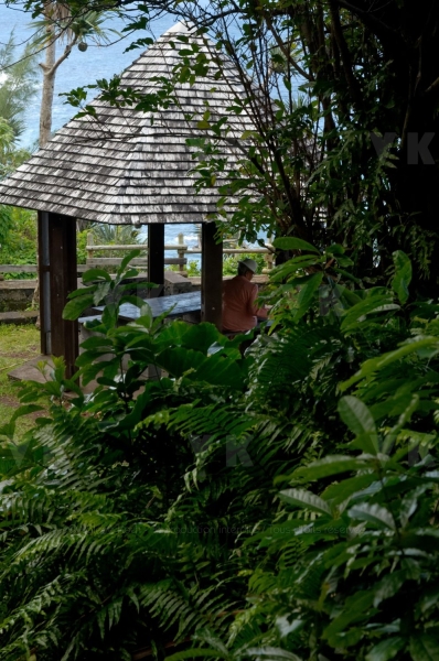 Detente sous kiosque